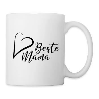 Beste Mama - Tasse - Weiß - Rechts