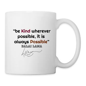 Dalai Lama, Citations de Dalai Lama, citations célèbres, cool - Mug blanc - blanc - Droite