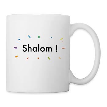 shalom! - Mug - white - Right