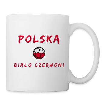 Poland White and Red, Football - Mug - white - Right