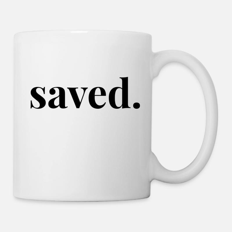 Saved Christlich Jesus Christus Geschenk - Tasse - Weiß