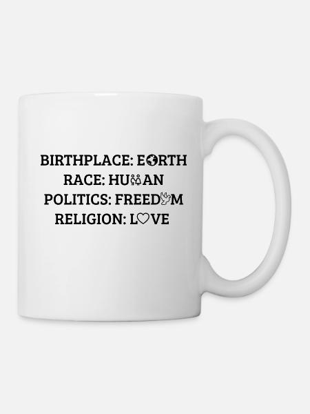 Religion Love - Tasse - Weiß