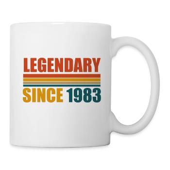 Legendär seit 1983 - Tasse - Weiß - Rechts