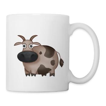 Kuh - Tasse - Weiß - Rechts