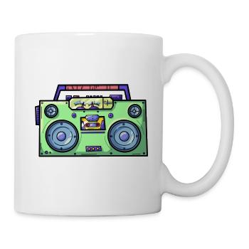 Musique Oldschool - Mug blanc - blanc - Droite