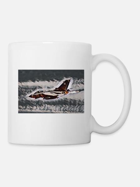 Tornado-Flamme im Studio - Tasse - Weiß