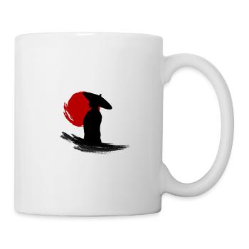 Classic Japanese Art: Kimono Ink - Mug - white - Right