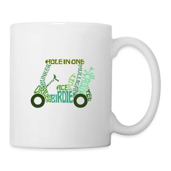 Golf Golf Golf-Begriffe - Tasse - Weiß - Rechts