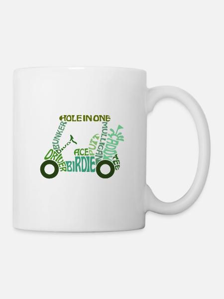 Golf Golf Golf-Begriffe - Tasse - Weiß