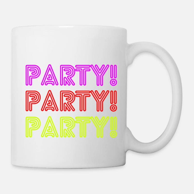 Party 1 - Tasse - Weiß