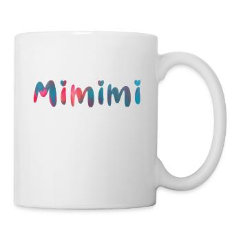 mimimi ,name, typo,sprüche,bunt - Tasse - Weiß - Rechts