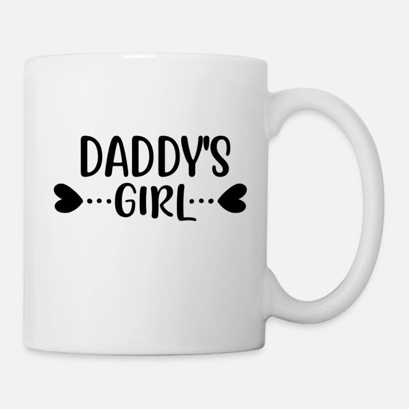 Daddy s Mädchen 01 - Tasse - Weiß