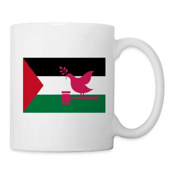 Palästina - Stop War Peace Freedom Gaza Palestine - Mug - white - Right