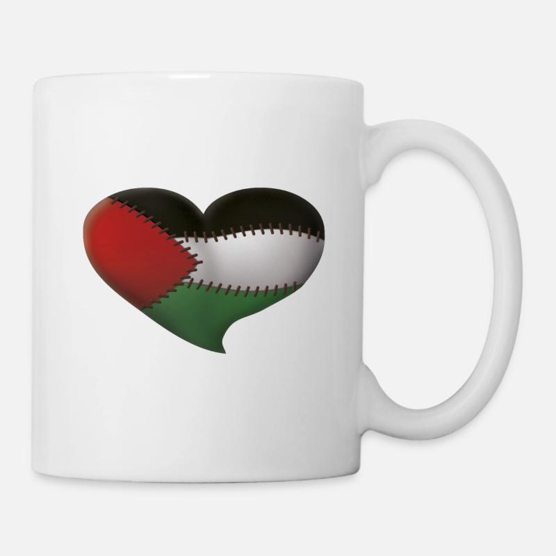 Palestine Heart - Mug - white