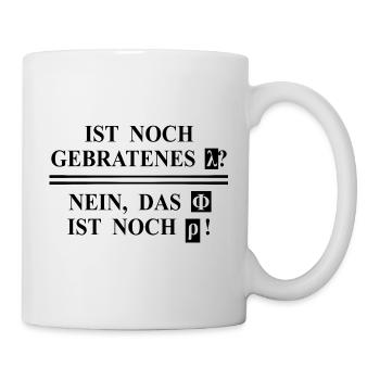Lustiger Spruch - Physik - Mathe - Chemie - Tasse - Weiß - Rechts