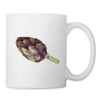Artischocke - Tasse - Weiß - Rechts