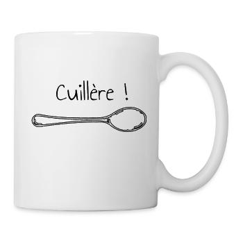 arthour cuillère ! t-shirt humour kaamelot - Mug blanc - blanc - Droite