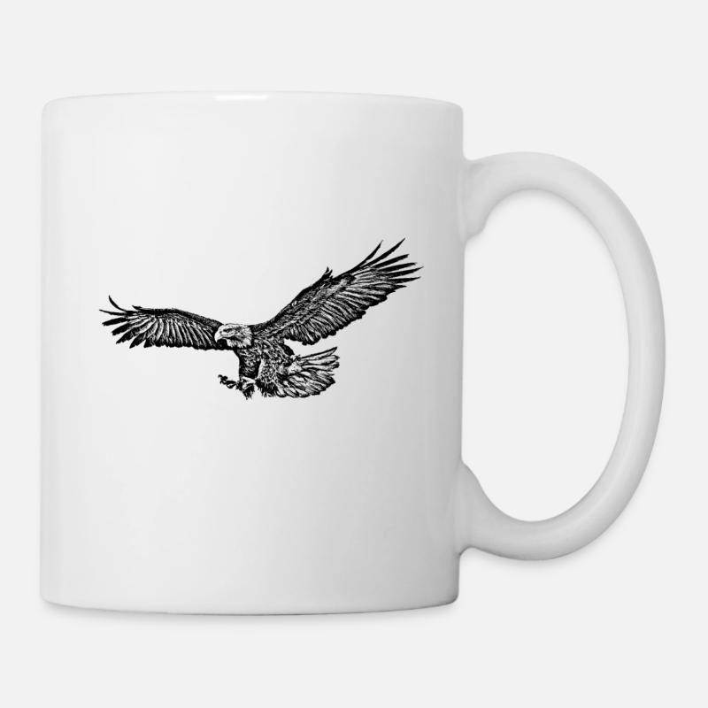 Adler - Tasse - Weiß