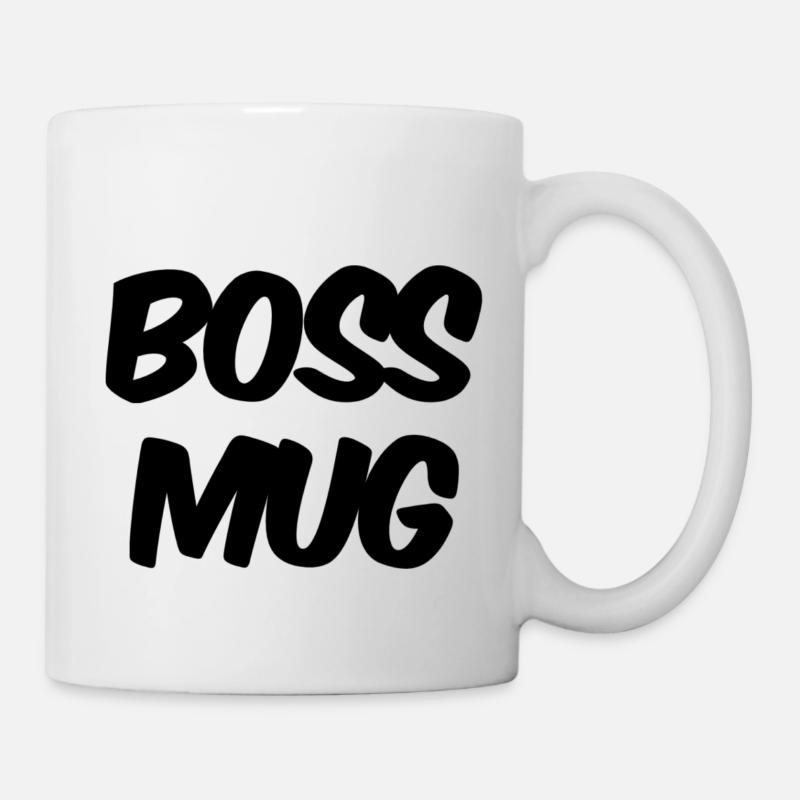 BOSS MUG - Tasse - Weiß