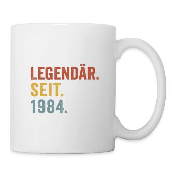 Legendär seit 1984 - Tasse - Weiß - Rechts