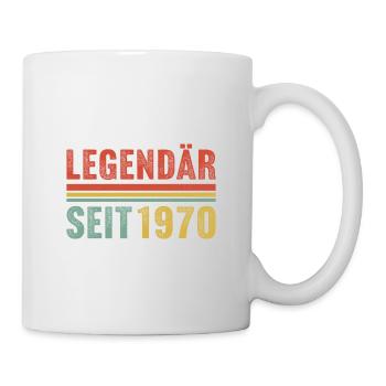 Legendär seit 1970 - Tasse - Weiß - Rechts