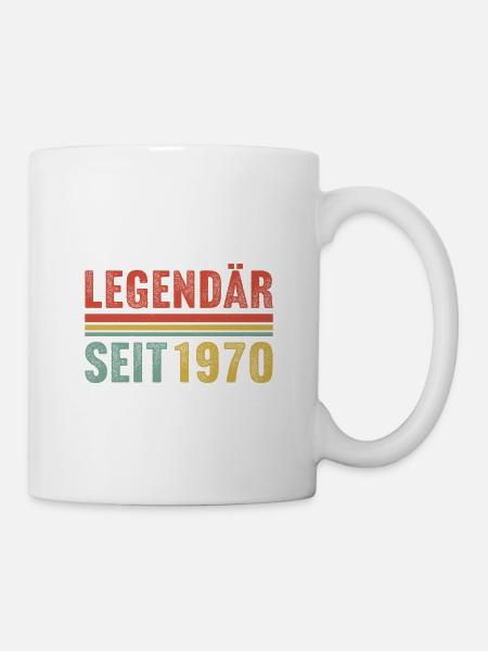 Legendär seit 1970 - Tasse - Weiß