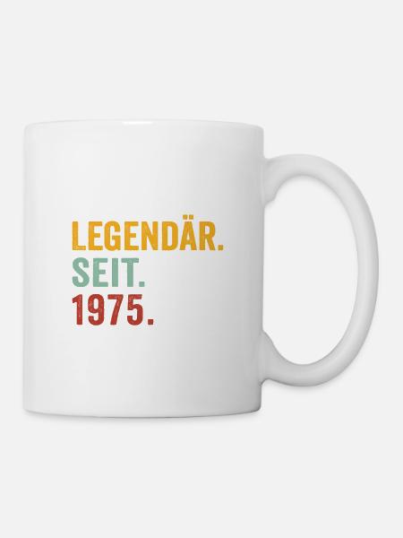 Legendär seit 1975 - Tasse - Weiß