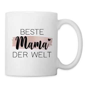 Beste Mama der Welt - Tasse - Weiß - Rechts