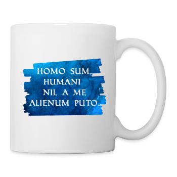 I am human and nothing is foreign to me - Mug - white - Right