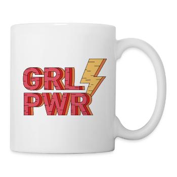Girl Power - Tasse - Weiß - Rechts