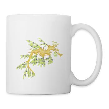 Fetzenfisch (Seepferdchen) - Tasse - Weiß - Rechts