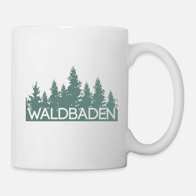 Waldbaden - Tasse - Weiß