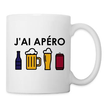 J'ai apéro - Mug blanc - blanc - Droite