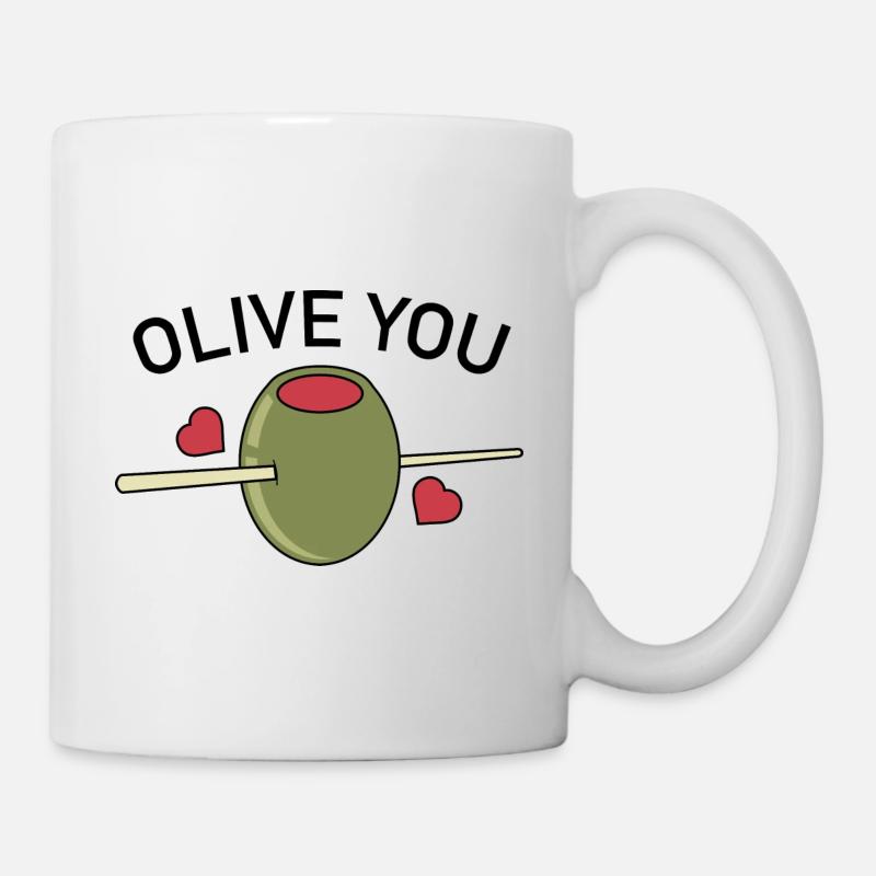 Olive Du - Tasse - Weiß