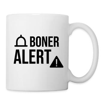 Boner Alert - Tasse - Weiß - Rechts