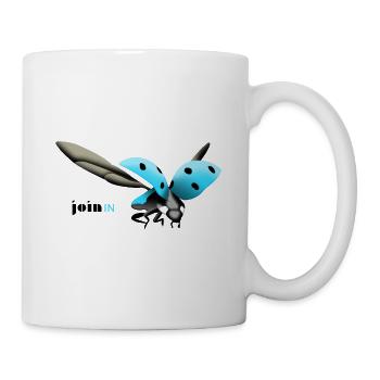 join in Kaefer - Tasse - Weiß - Rechts