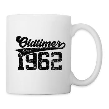 64. GEBURTSTAG OLDTIMER 1962 - Tasse - Weiß - Rechts