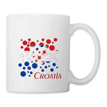 Kroatien Bubbles Croatia - Tasse - Weiß - Rechts