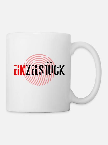 Einzelstück - Tasse - Weiß