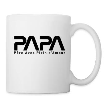 PAPA astronaute - Mug blanc - blanc - Droite