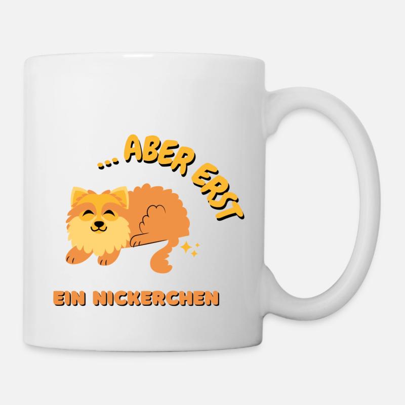 Ärger und ein Nickerchen - Tasse - Weiß