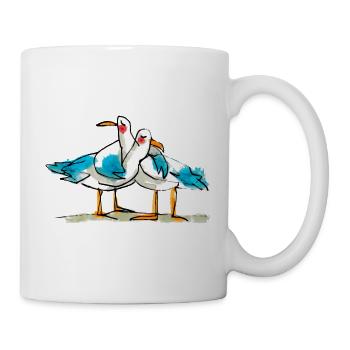 prinzenart / Helmut & Erwin - Tasse - Weiß - Rechts