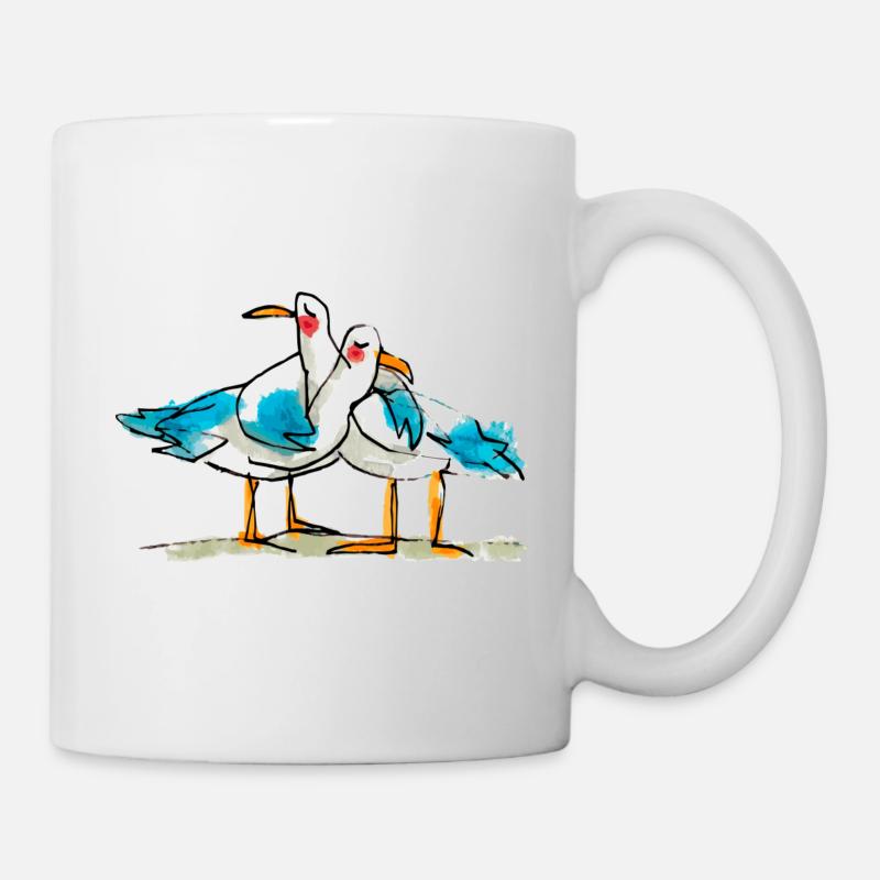 prinzenart / Helmut & Erwin - Mug - white