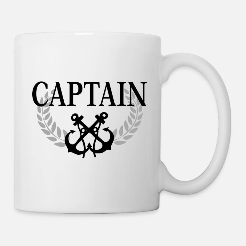 Kapitän - Tasse - Weiß