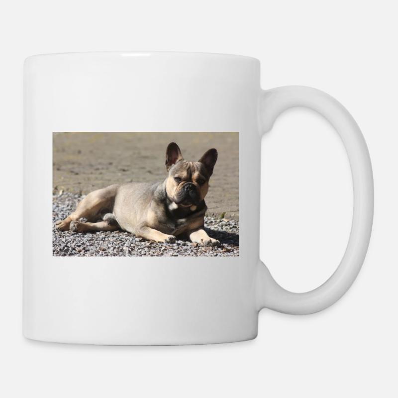 French Bulldog Devil little Molosser - Mug - white