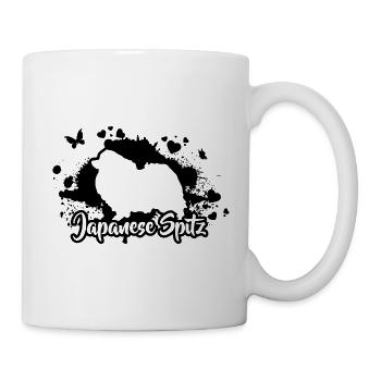 JAPONAIS SPITZ Race de chien Chien Chiens Wilsigns - Mug blanc - blanc - Droite