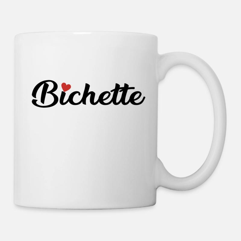 Bichette idée de cadeau mignon - Mug blanc - blanc