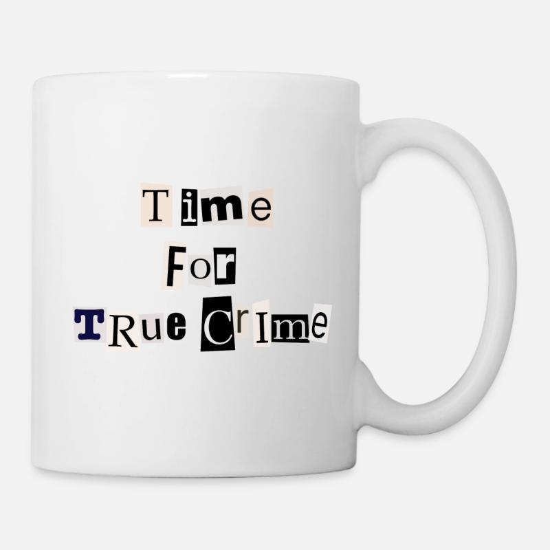 L’heure du vrai crime - Mug blanc - blanc