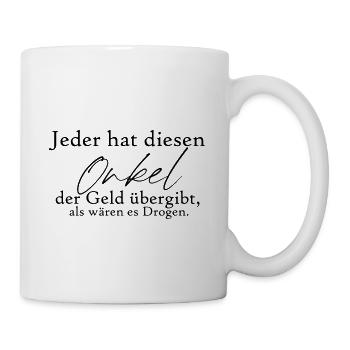 Jeder hat diesen besten Onkel Lustig Geschenkidee - Tasse - Weiß - Rechts