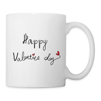Bonne Saint-Valentin typo c2 - Mug blanc - blanc - Droite